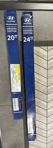 Wiper Blades Hyundai Oem!! 24in And 20in - Picture 1 of 7