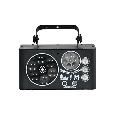 new party light RGBW led beam gobo parttern laser disco club cyclone light IRC - Image 1 of 4
