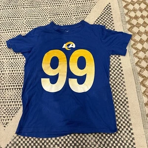 LA Rams T-Shorts; Donald; Blue, White, and Yellow; Size - M/10-12 - Picture 1 of 2
