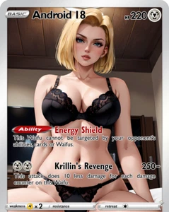 LoveangelGames- Custom Card-Character Set- Android 18 - Picture 1 of 1
