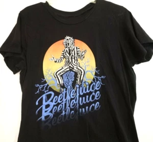 Beetle Juice Movie T-Shirt, Kids Teens 2XL XXL, Black, 100% Cotton - Picture 1 of 6