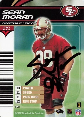 NFL Showdown 2003 - Sean Moran Signed Autographed - Image 1 of 2
