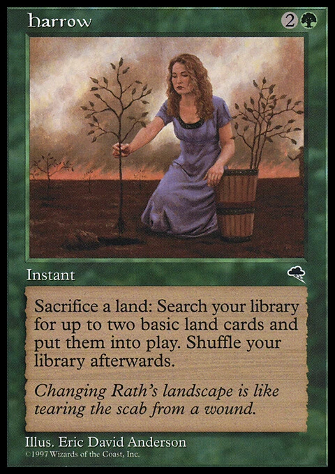 MTG Magic the Gathering Harrow (230/350) Tempest LP - Image 1 of 1