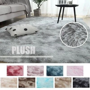Floor fashion Rug Fluffy Area Carpet Shaggy Extra Soft Thicken Pads Living Room - Picture 1 of 30