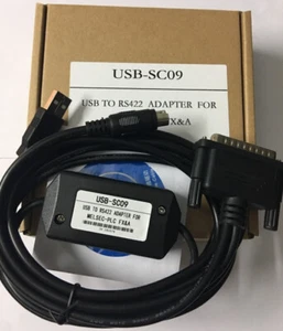 USB-SC09 USB Programming Cable for Mitsubishi PLC FX F2/A00/A1S FX2N/1N/1S - Picture 1 of 6