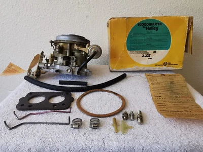 HOLLEY 2 BARREL CARBURETOR #12-227 1971 CHRYSLER DODGE PLYMOUTH 360 cui New Foto 1 de 4