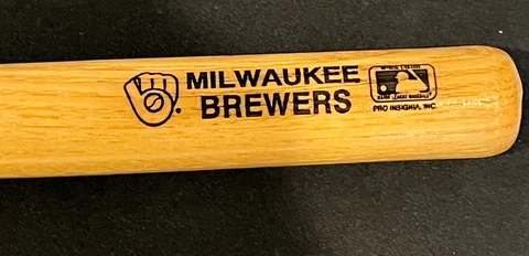 Milwaukee Brewers Wood 18" Mini Baseball Bat 1992 MLB Cover