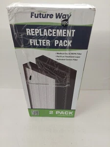 Future Way Replacement Filter Pack Of 2. New Compatible With MA-40 - Picture 1 of 4
