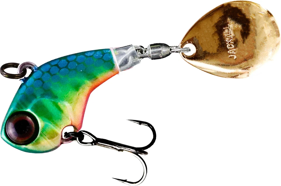 JACKALL Deracoup Spintail Tailspinner 1/2oz Jdera12 HL Lime Gold in Stock