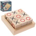 Retro Traditional Wooden Noughts And Crosses Game Tic Tac Toe Blocks