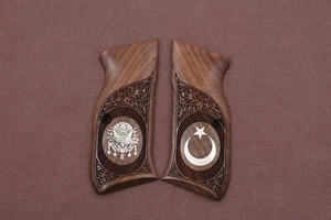 SAR Arms Sarsılmaz Kılınç 2000 Light, P8L Compatible Walnut Grips Framed - Picture 1 of 1