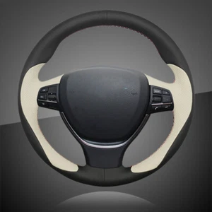 Auto Braid On The Steering Wheel Cover for BMW F10 2014 520i 528i 2013 2014 730L - Picture 1 of 9
