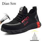 Indestructible Mens Steel Toe Work Boots Safety Shoes Lightweight Sneaker Size13