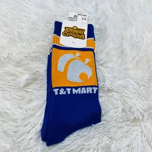 Nintendo Animal Crossing T&T Mart Crew Socks  - Picture 1 of 2