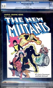 NOVELA GRÁFICA MARVEL #4 CGC 9.8 WP 1A APARICIÓN DE LOS NUEVOS MUTANTES - Imagen 1 de 1