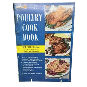 Fawcett Poultry Cook Book Vtg Chicken Turkey Duck Goose Gravy Sauces Dressing - Picture 1 of 11