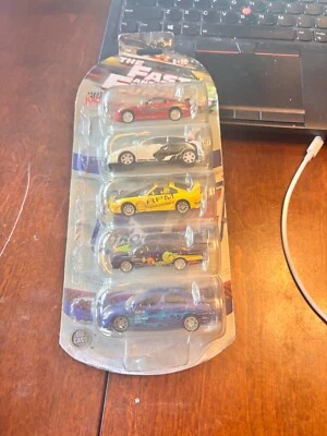 2003 --The Fast And The Furious Racing Champions 1:64 Ultra Rare 5-pack - Image 1 of 2