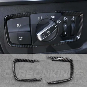 Kohlefaser Style Scheinwerferschalter Blenden für BMW M3 F80 F82 M4 F30 3-4er F - Bild 1 von 10