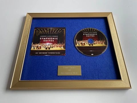 🎶💿⭐️SIGNED/AUTOGRAPHED ANDREW LLOYD WEBBER - SYMPHONIC SUITES FRAMED CD🎶💿⭐️ Cover