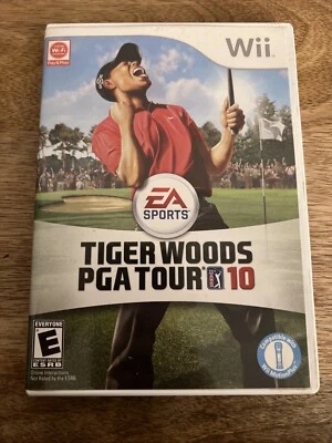 Tiger Woods PGA Tour 10 Video Game (Nintendo Wii,2010) EA Sports E-Everyone - Image 1 of 4