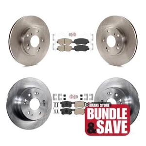 Front Rear Ceramic Pads And Disc Brake Rotors Kit For 2002-2004 Honda CR-V - Picture 1 of 19