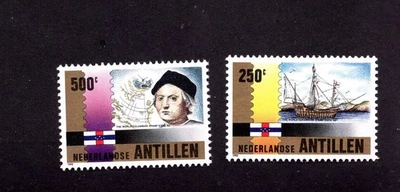 Netherlands Antilles 1992 set of stamps Mi#750-751 MNH CV=14.4$ - Image 1 of 2