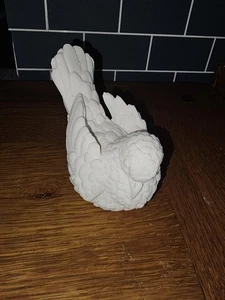 Vintage Alabaster weiße Taube handgeschnitzt Made in Italy - Bild 1 von 9