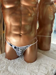 XS B/W multi print Jason Thong bottom made in the USA MaryAngel LLC Starwear.us - Picture 1 of 6