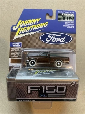 2025 Johnny Lightning White Lightning 1993 Ford F-150 XL Release 2 w/Storage Tin - Image 1 of 4