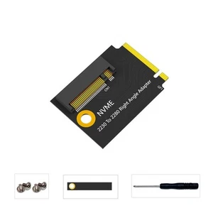 Pour Ally Carte Riser PCIe 4.0 M2 2230 à 2280 Angle Droit M.2 NVME S8567 - Photo 1/8