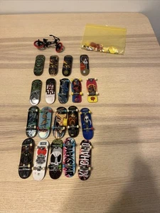 Vintage Tech Deck Fingerboard Skateboard Collectibles Lot 20 Bike DGK Santa Cruz - Picture 1 of 11