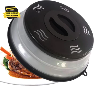 Microwave Splatter Cover Vented for Food, Splatter Guard & Colander Kitchen Gadg - Image 1 of 4