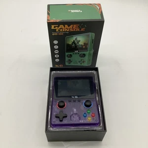 Handheld Spiel 3,5 Zoll IPS Bildschirm Spieler Dual Joystick 1000+ Spiel Lila NEU - Bild 1 von 5