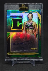 2020 Topps WWE Fully Loaded - Tegan Nox Auto - Green # 50/50 - Picture 1 of 2