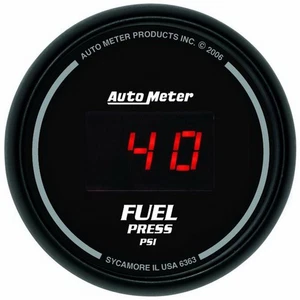 AutoMeter Fuel Pressure Gauge Digital | Z Series | 52mm | Black | 5-100 PSI - Bild 1 von 3