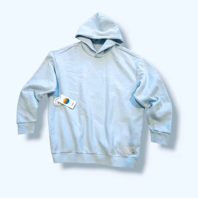 Vuori Restore Oversized Hoodie Light Mist M Organic Cotton French Terry Jumper - Image 1 of 4