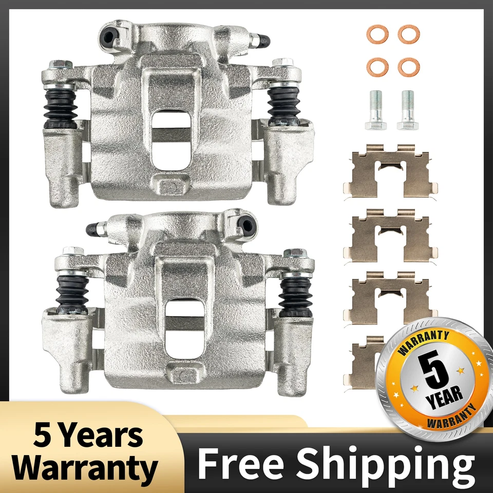 Pair Front Brake Calipers w/ Bracket for 1991-1998 Suzuki Sidekick 1.6L 19B1212 — 第 1/4 张图片