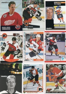 9-mark howe lot #1 detroit red wings phiadelphia flyers nice mix - Picture 1 of 1