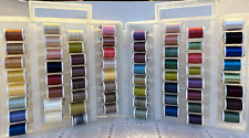 Sulky Storage Case with 64 Spools Most New Some Used Many Variegated