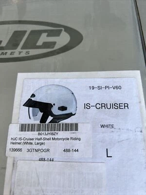 Casco de motocicleta HJS IS-Cruiser media carcasa grande Foto 1 de 4