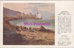 Postal de Historia - Transporte a través de los siglos, siglo XIII, Museo de Ciencias RS38495 - Imagen 1 de 2