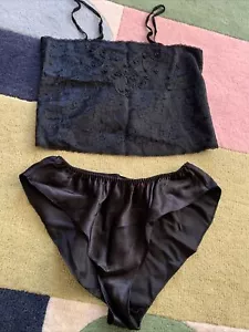 Lingerie & Co. Womens Size M Lace 2 Piece Teddy Short Pajamas Lingerie Vintage - Picture 1 of 5