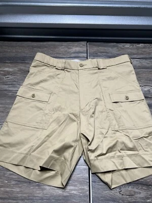 Shorts masculinos esportivos ~ Tamanho 38 cáqui bege acastanhado - Imagem 1 de 4