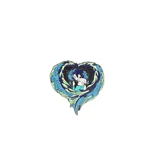 Anime Studio Ghibli Howl’s Moving Castle Howl Sophie Large Enamel Pin Badge AUS - Picture 1 of 4