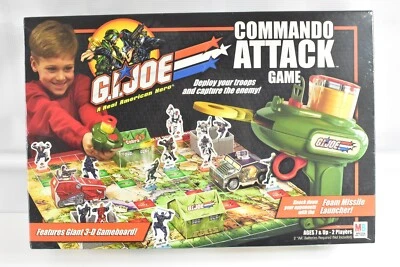 BNIB FILM SEALED G.I. JOE COMMANDO ATTACK ACTION & SKILL GAME 2002 BY MB GAMES - Image 1 of 4