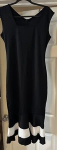 Women’s Black Sleeveless Cocktail Dress Evening Gown Cops Bottom (L) - Picture 1 of 6