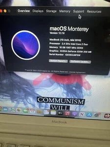 Apple MacBook A1342 13.3" Laptop - MC516LL/A (May, 2010) - Picture 1 of 4