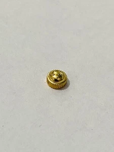 New Eterna Crown Swiss Watch 5mm X 3.1 Gold Plated Stainless Steel Tap 10 - Picture 1 of 6