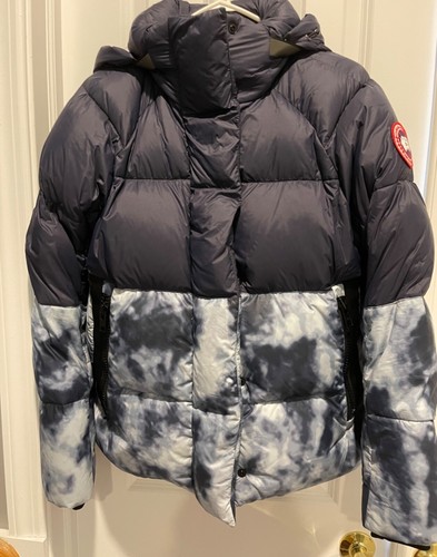 Giacca parka donna Canada Goose Junction cappotto blu taglia M usata