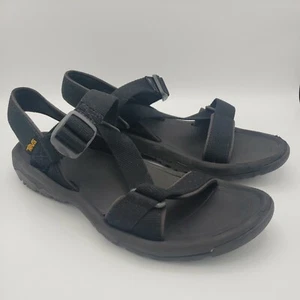 Sandali sportivi Teva da uomo Hurricane XLT2 cinturino a croce 1091589 taglia 12 scarpe nere - Foto 1 di 10